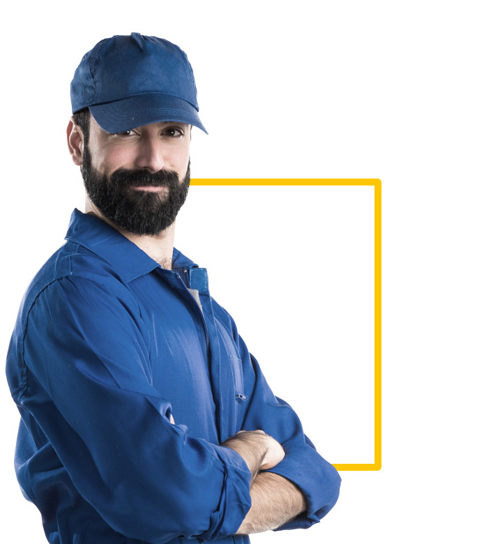 Man happy plumbing